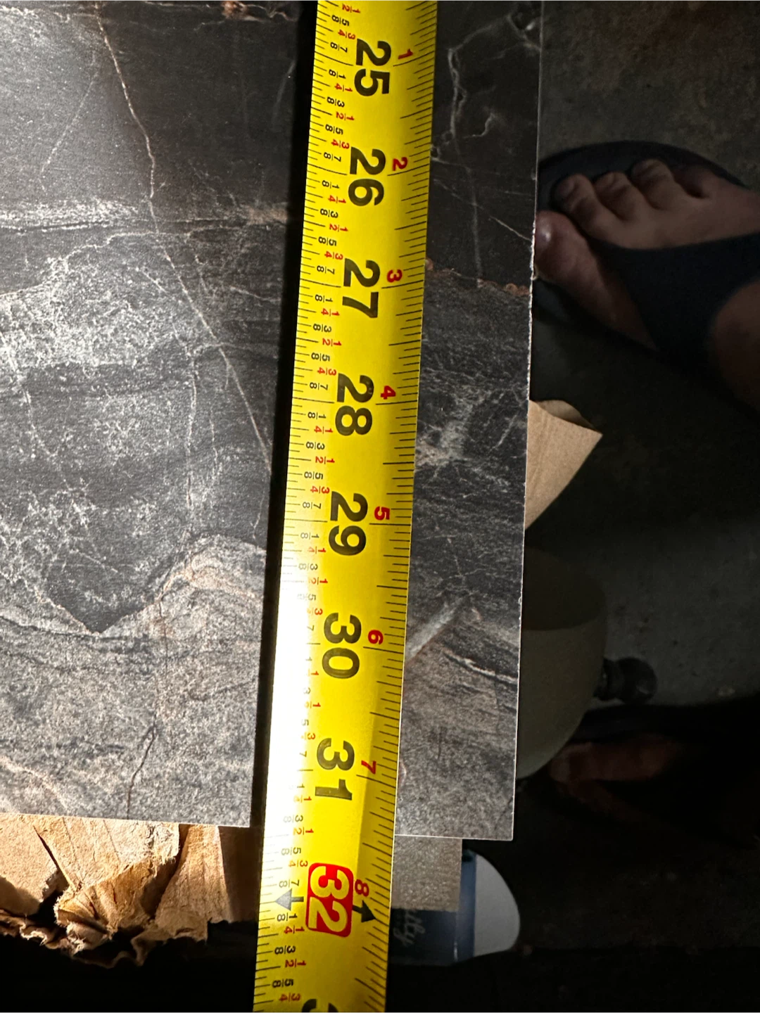Large Black Marble-Look Tile - photo 2