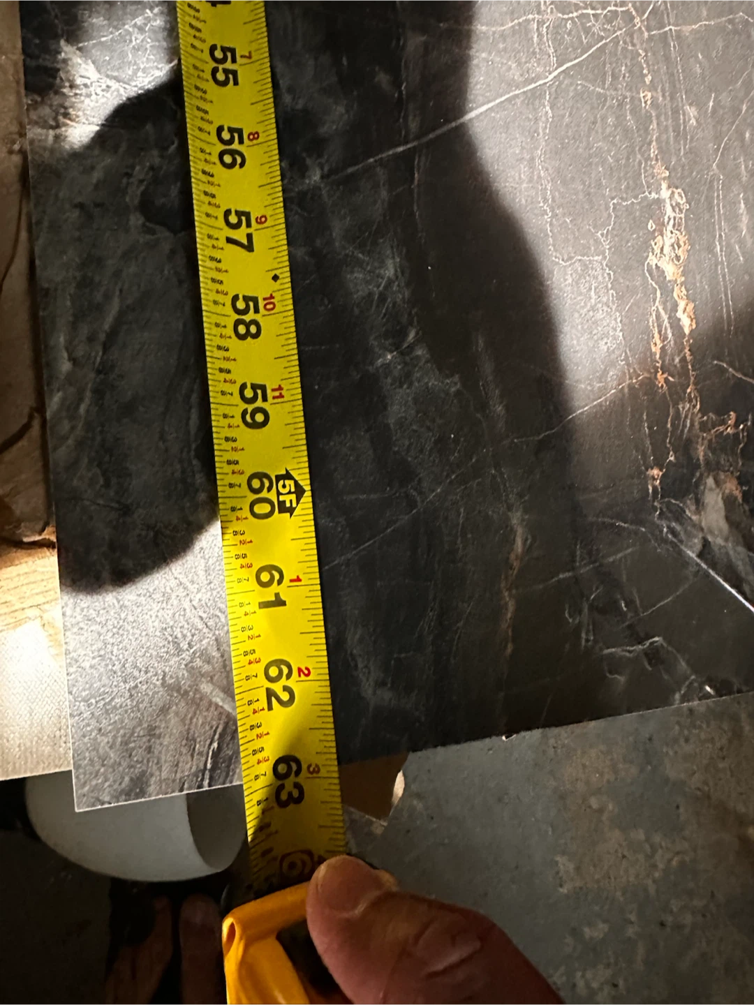 Large Black Marble-Look Tile - photo 3