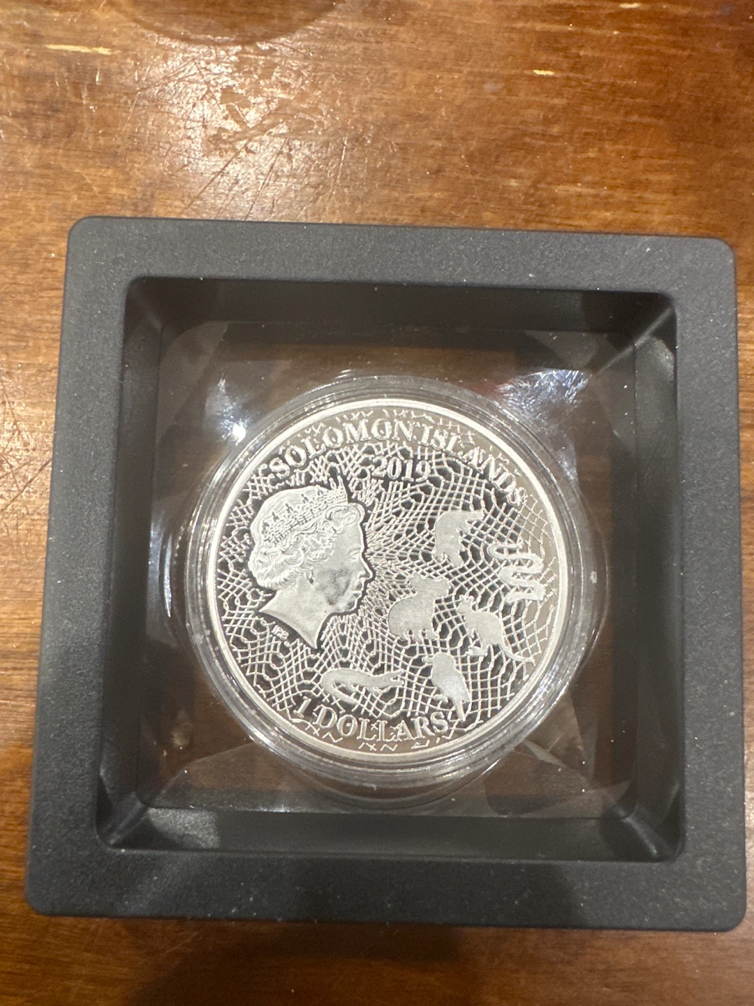 2019 Solomon Islands 1oz Silver Brown Snake Coin - photo 2