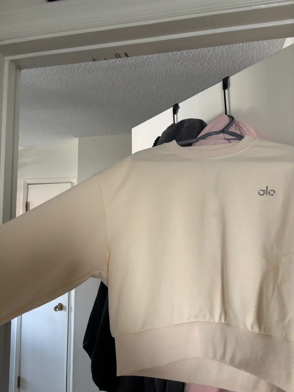Alo Yoga Cream Crewneck Sweatshirt - photo 2