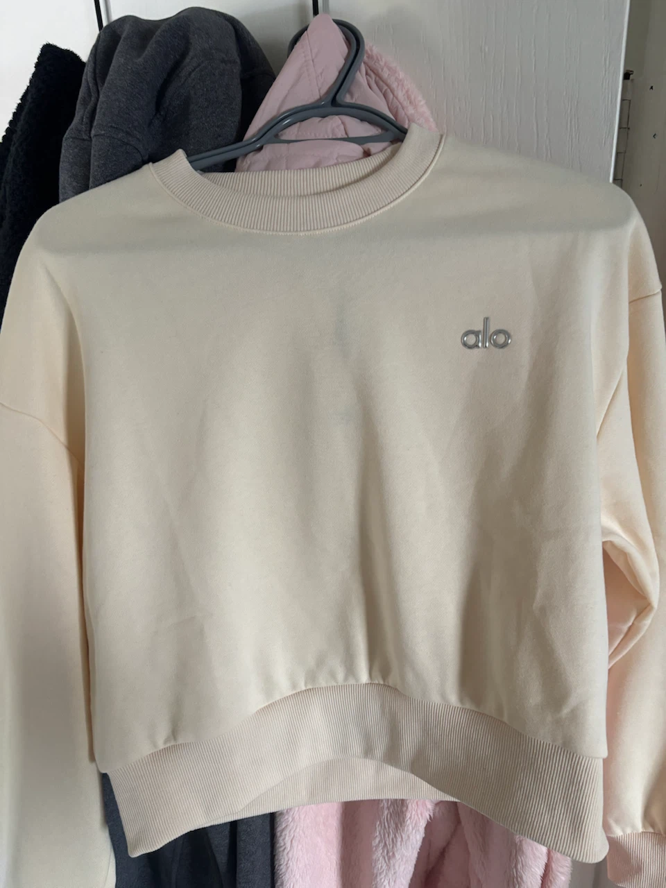 Alo Yoga Cream Crewneck Sweatshirt - photo 3