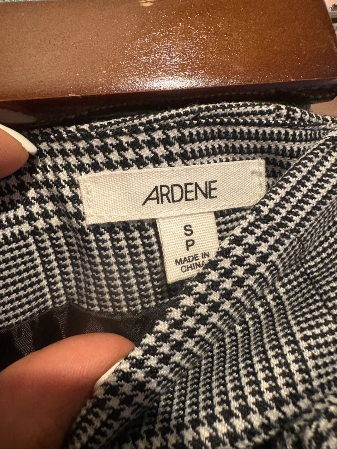 Ardene Plaid Tie-Waist Skirt - Small - photo 4