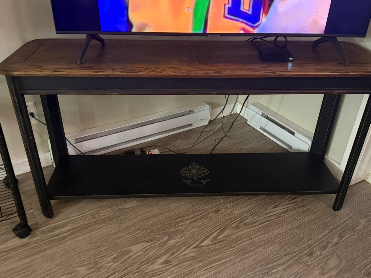 Rustic Wood Console Table