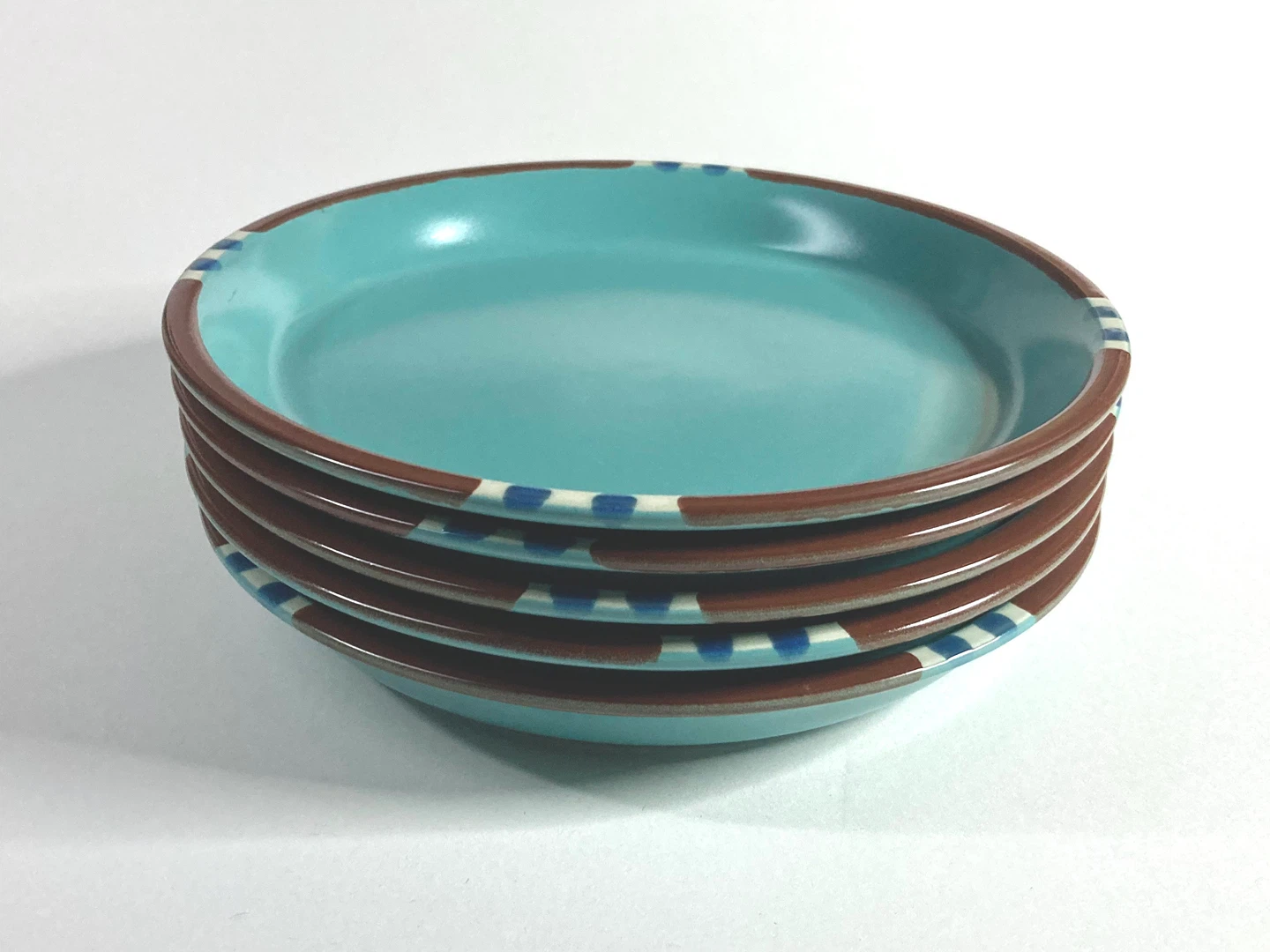 Vintage Dansk "Mesa Turquoise" Side Plates - Set of 5 - photo 3