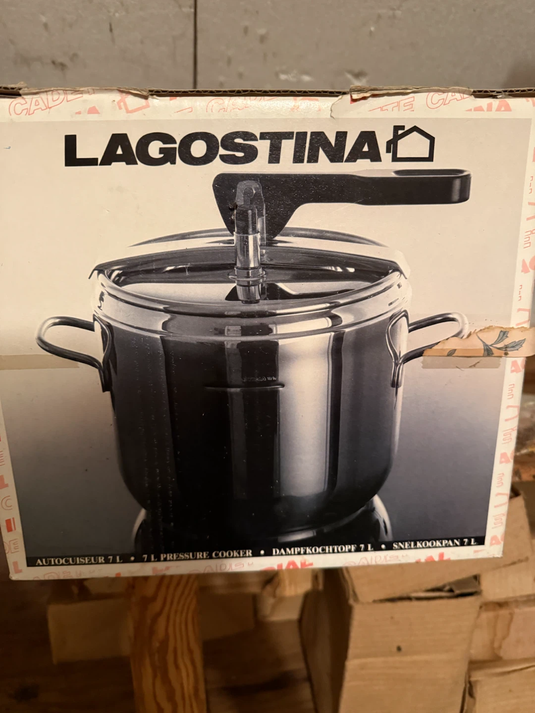 Lagostina 7L Pressure Cooker