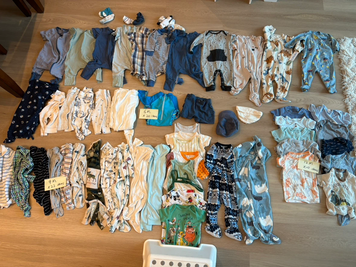 Baby Boys Clothing Bundle Mixed Sizes
