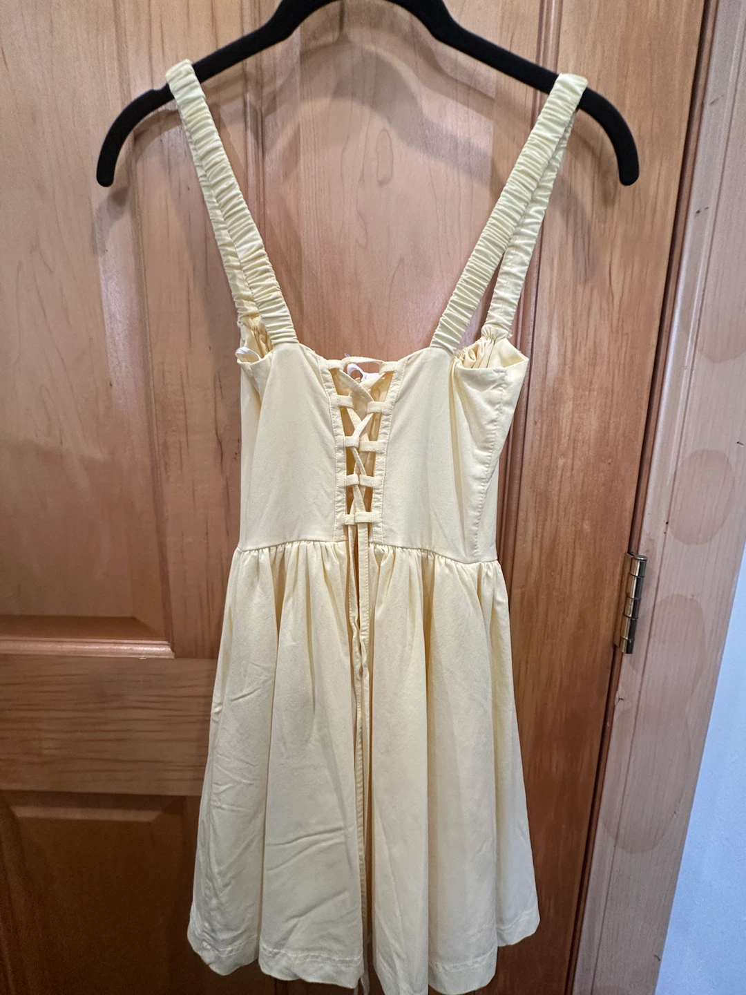 Light Yellow Corset-Style Dress - photo 2