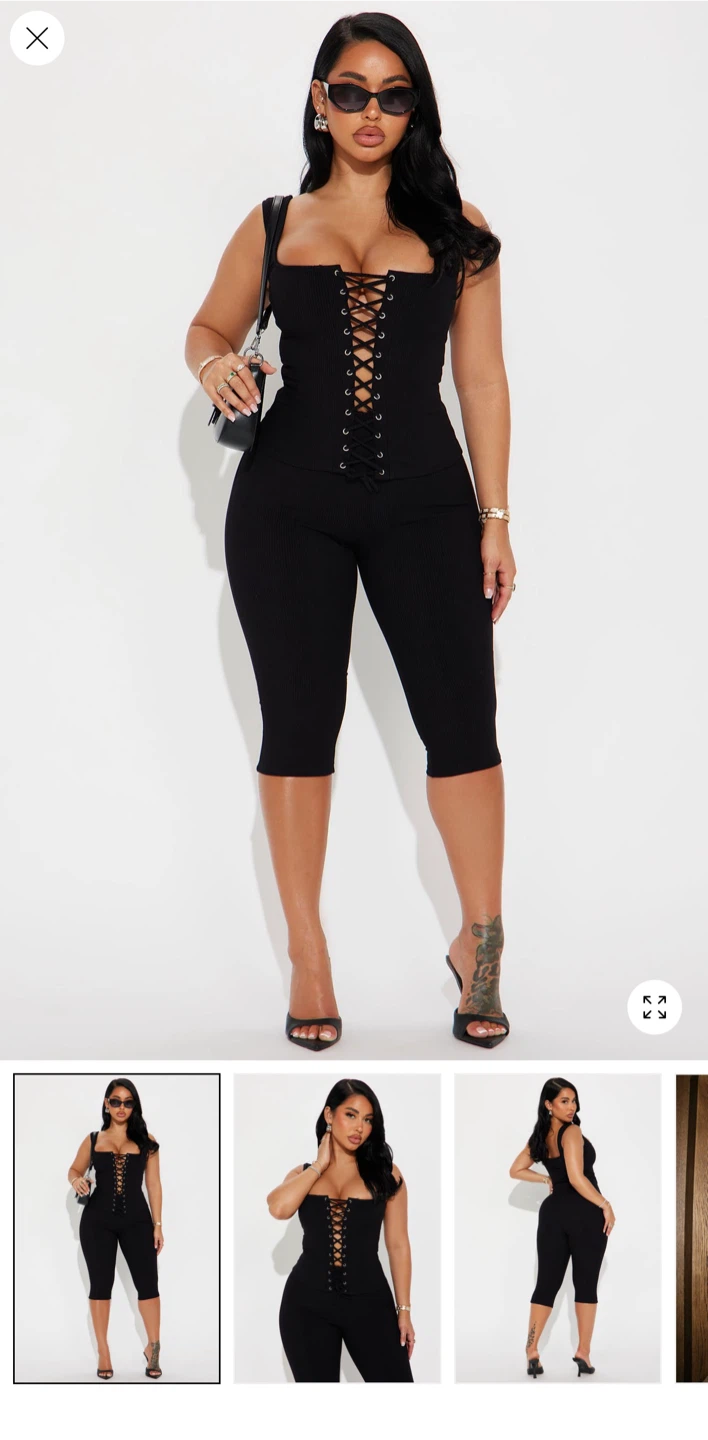 Carina Snatched Pant Set - Large