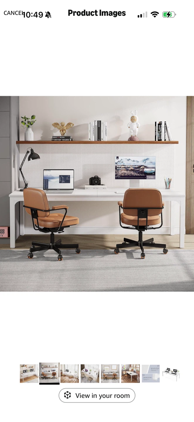 Grand bureau 78,7” (200cm) pour 2 personnes – Blanc - photo 3