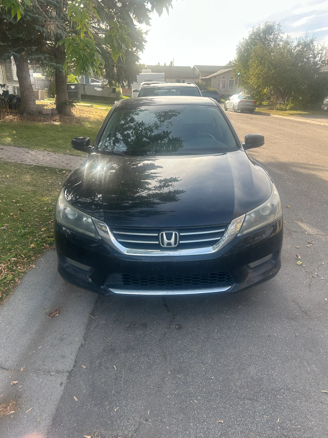 Black Honda Accord Sedan