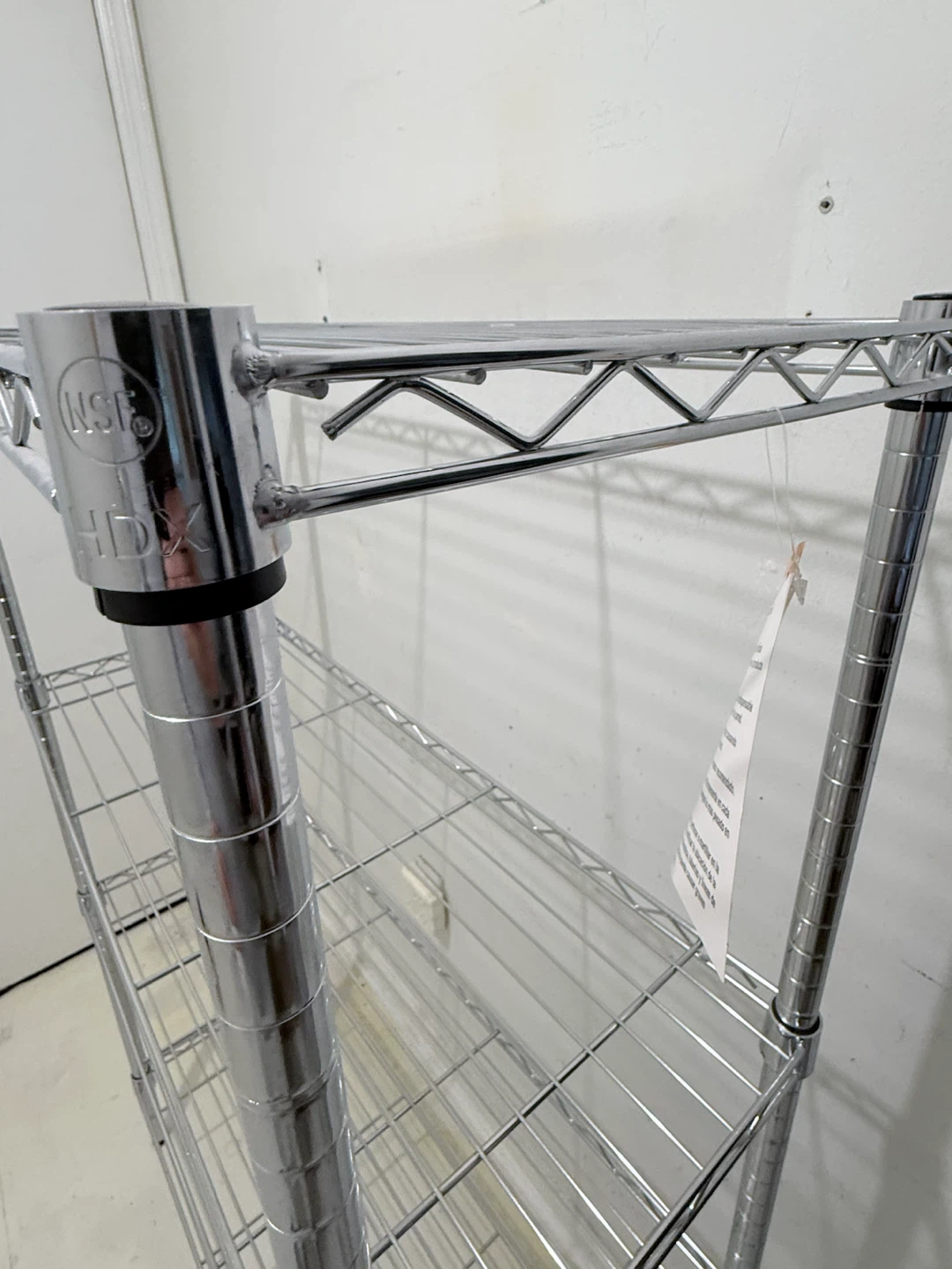 HDX 4-Tier Chrome Wire Shelving Unit - photo 3