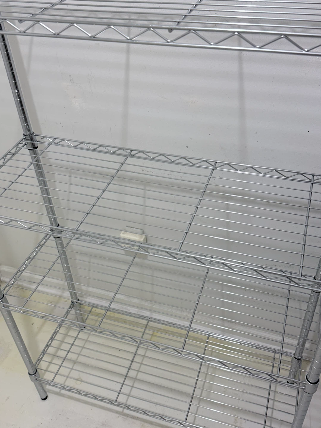 HDX 4-Tier Chrome Wire Shelving Unit - photo 4