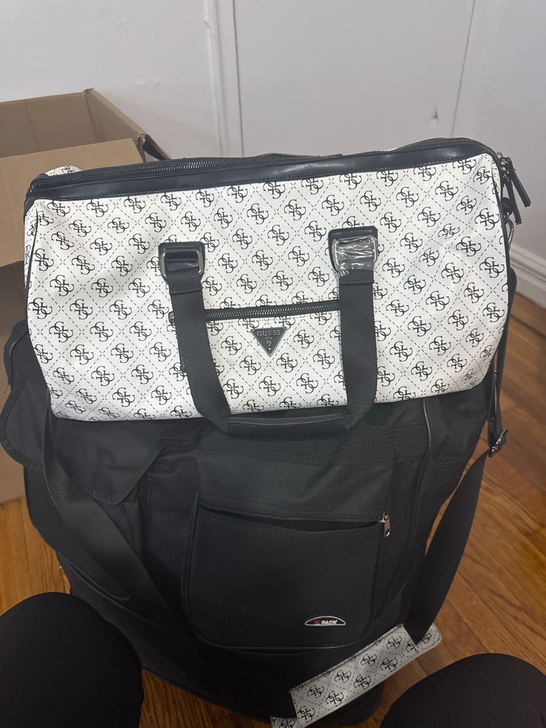 Guess Monogram Duffle Bag