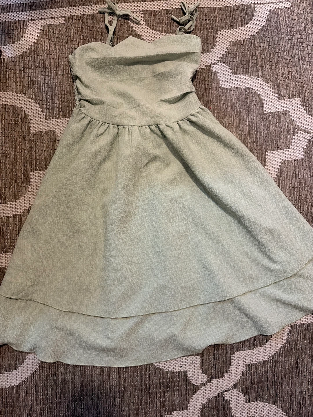 Light Green Sleeveless Dress