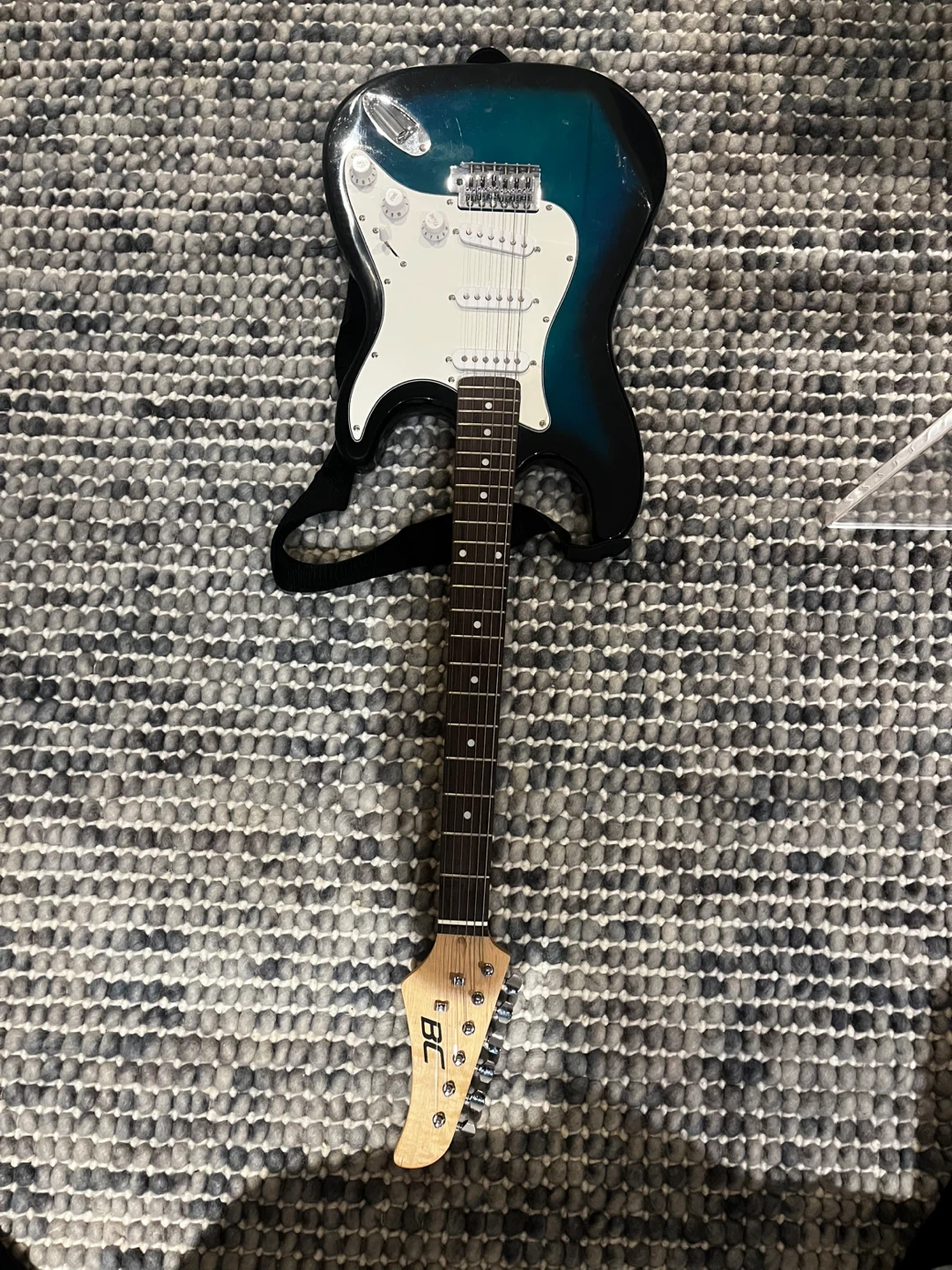 BC Electric Guitar Blue Sunburst