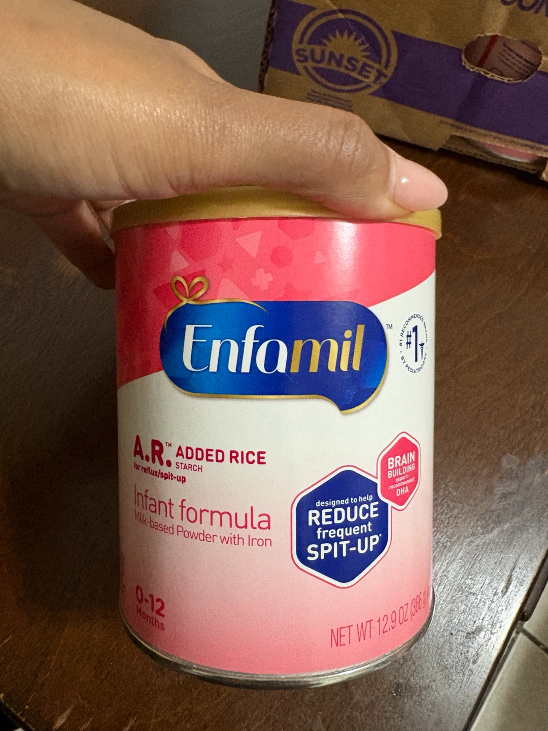 8Cans of Enfamil A.R. Infant Formula