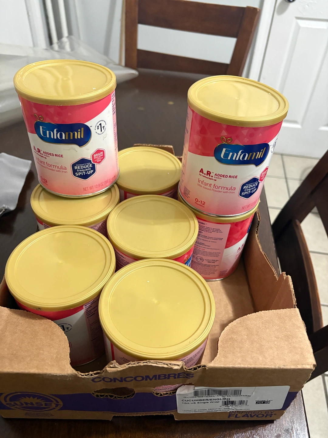 8Cans of Enfamil A.R. Infant Formula - photo 2