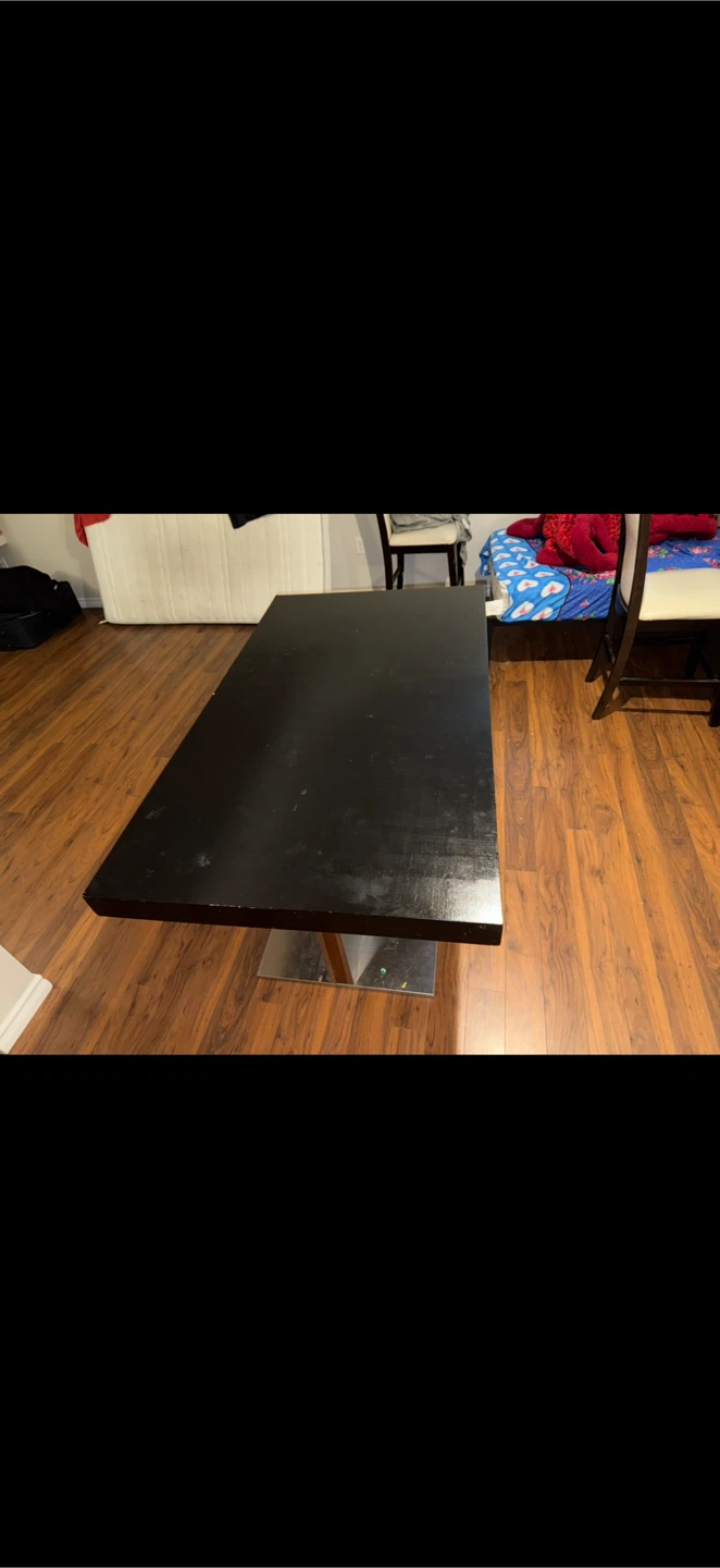 Modern Black Dining Table - photo 4