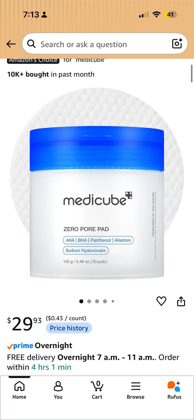 Medicube Zero Pore Pad 70 Count