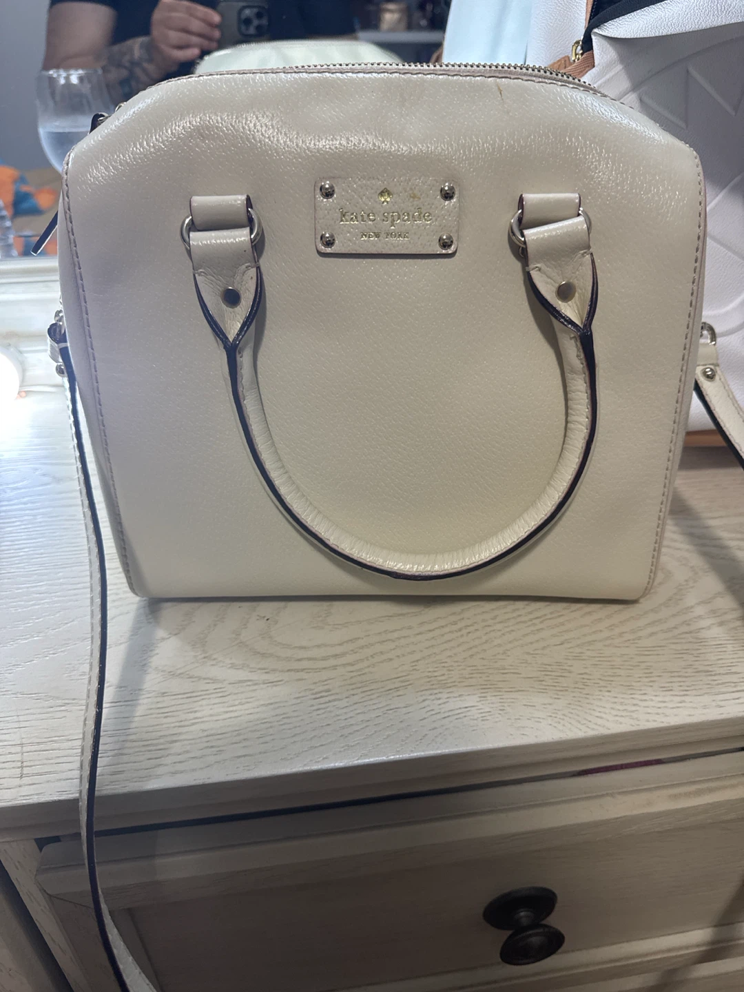 Kate Spade Cream Leather Handbag
