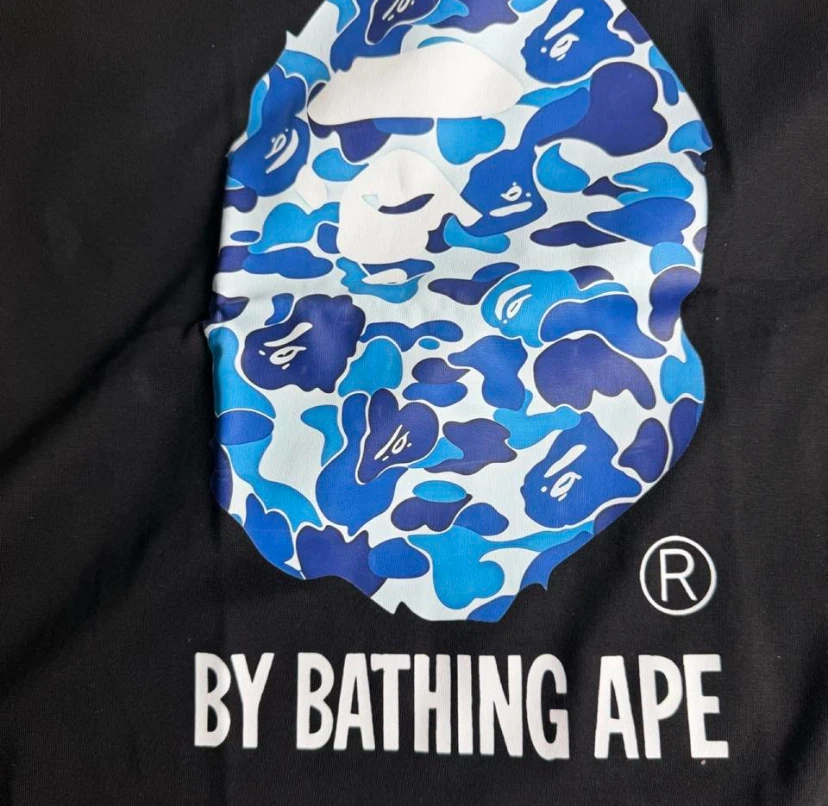 A Bathing Ape Black Graphic T-Shirt - photo 2