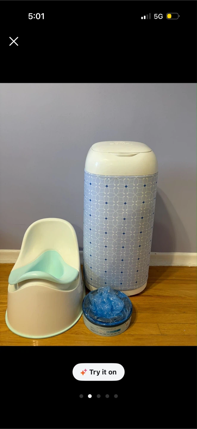Playtex Diaper Genie Expressions and Potty Training Seat - photo 2