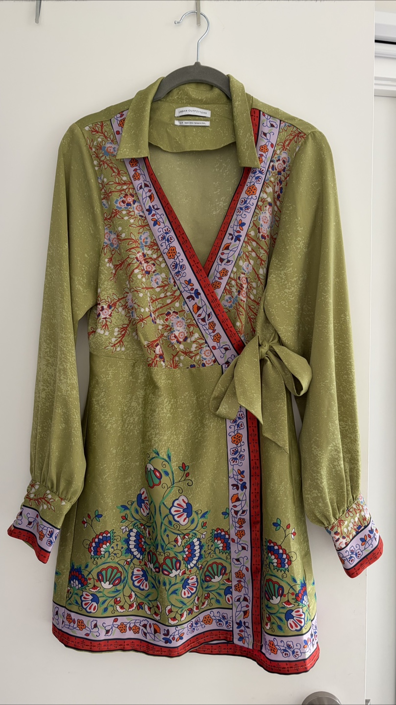 Urban Outfitters Floral Wrap Dress - photo 2