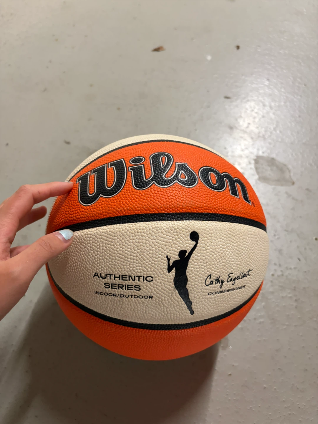 Wilson WNBA Basketball and Nike Bag