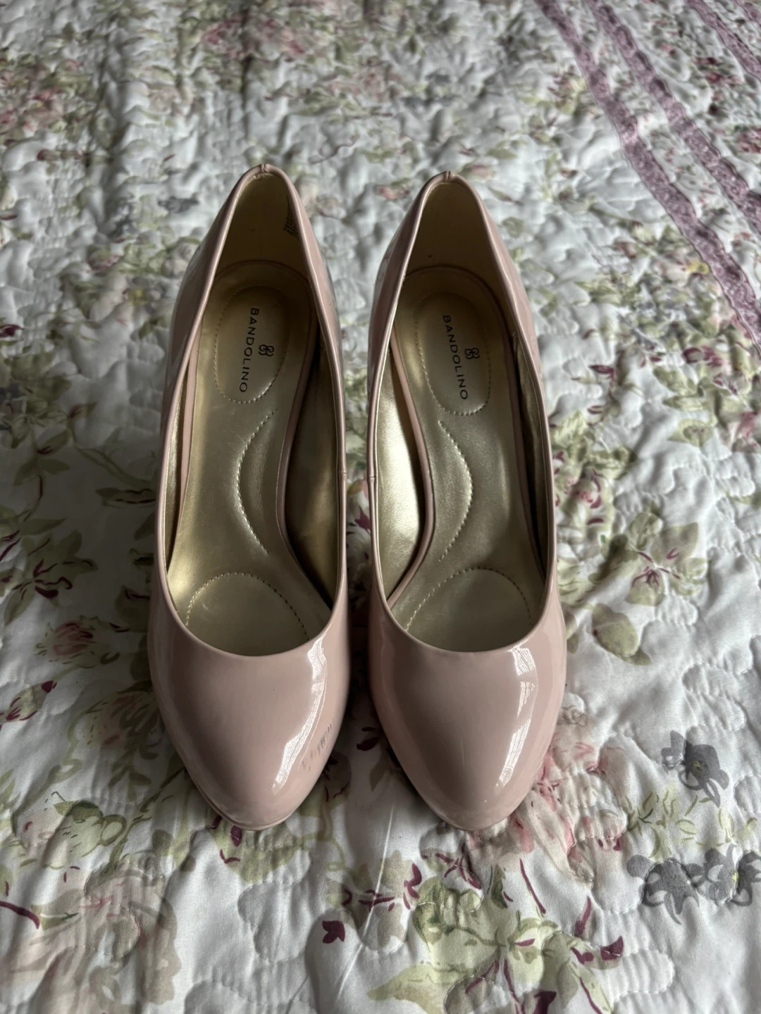 Bandolino Blush Patent Pumps