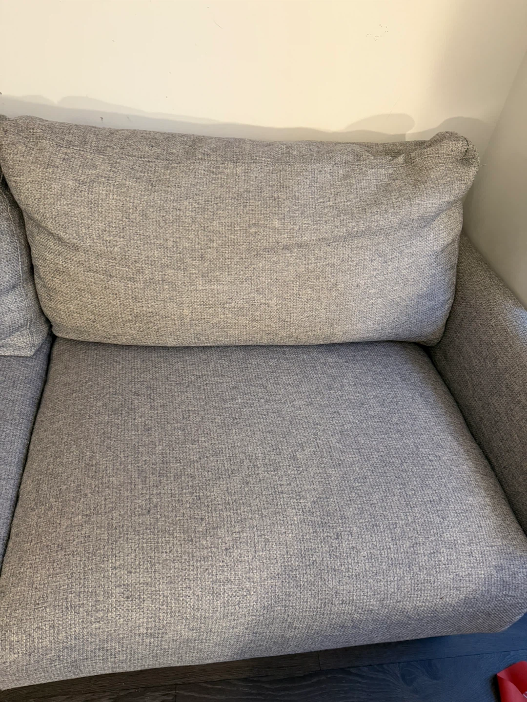Light Grey Two-Seater Sofa - photo 2