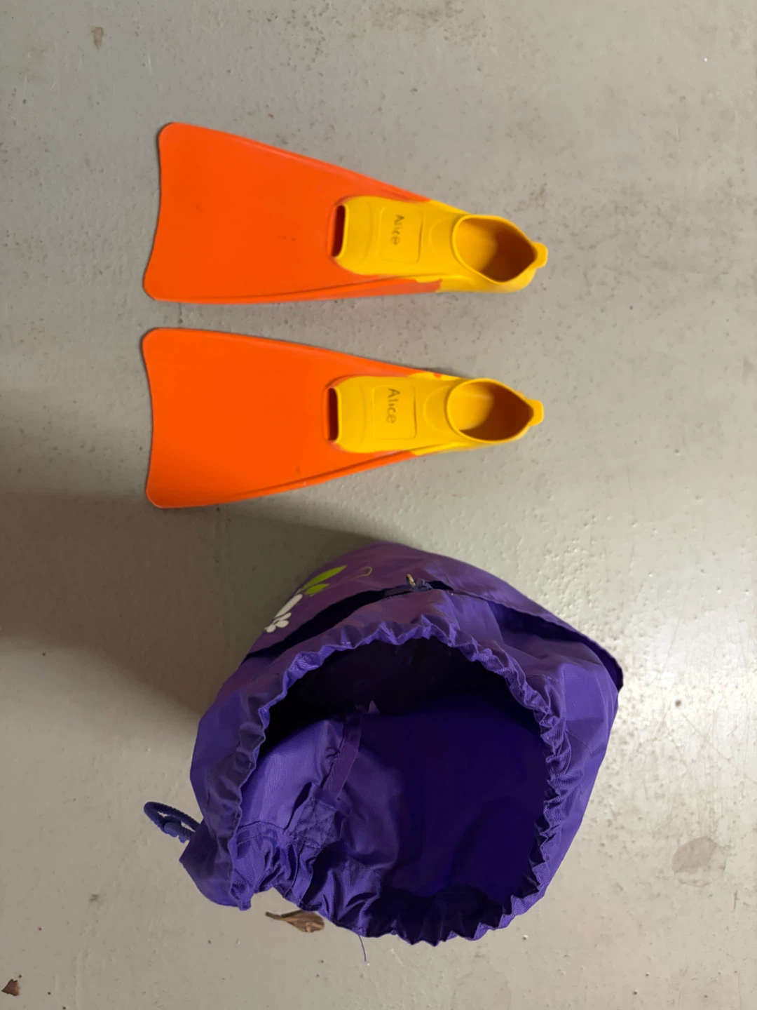 Floating Swim Fins with Carry Bag - photo 5