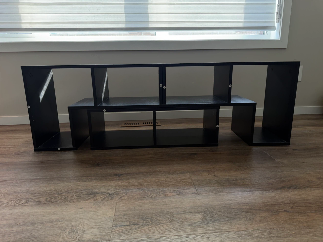 Modern 3-Piece TV Stand – Black - photo 2