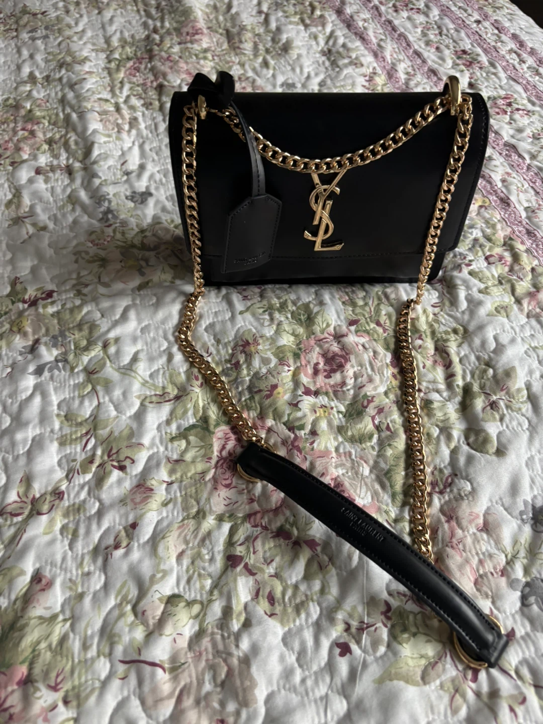 Saint Laurent Black Leather Bag - photo 2