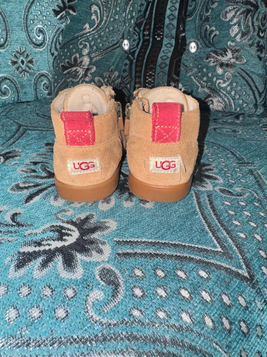 UGG Kids Suede Ankle Boots