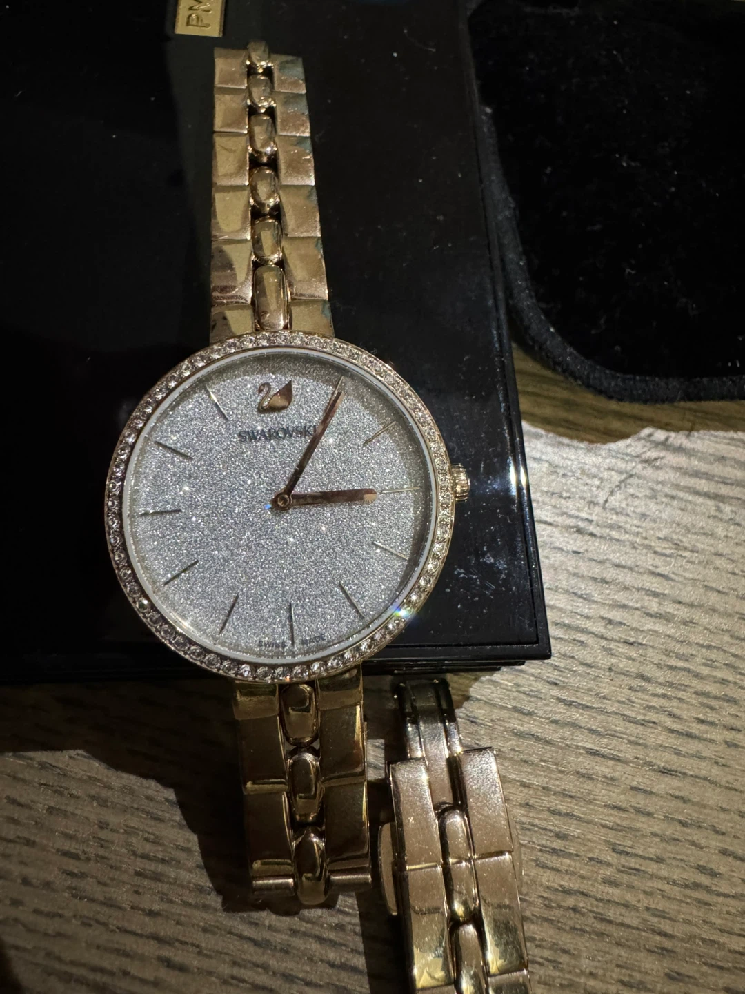 Swarovski Rose Gold  Iced-out watch Watch