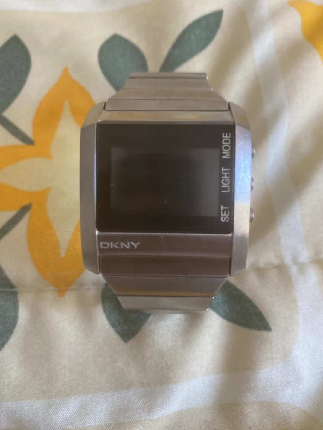 DKNY Stainless Steel Digital Watch NY-1148