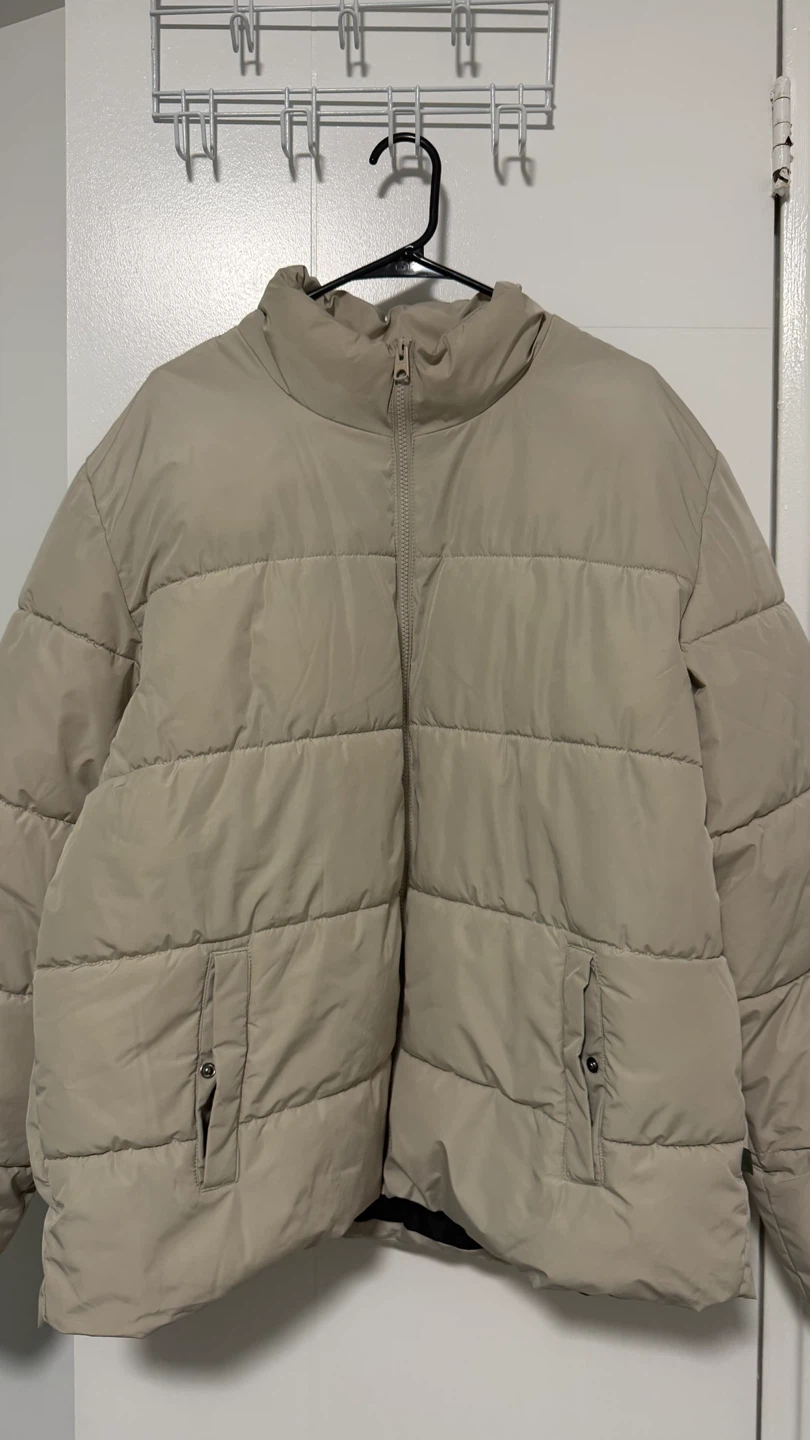 Beige Puffer Jacket