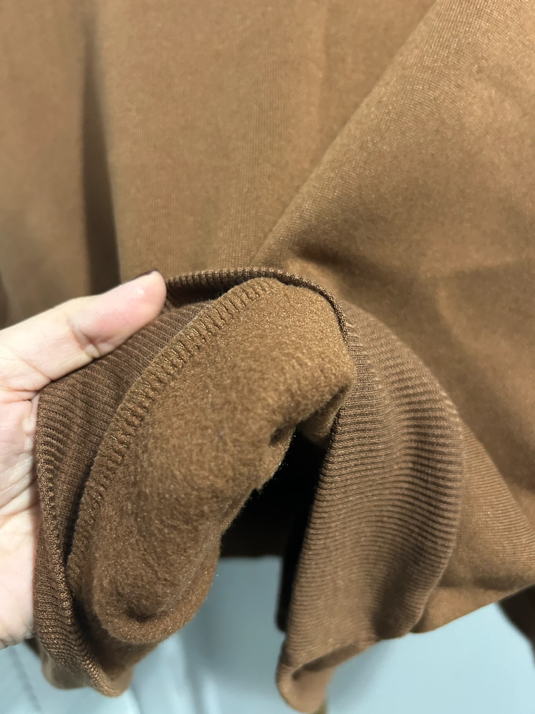 Brown Cropped Sweatshirt - photo 2