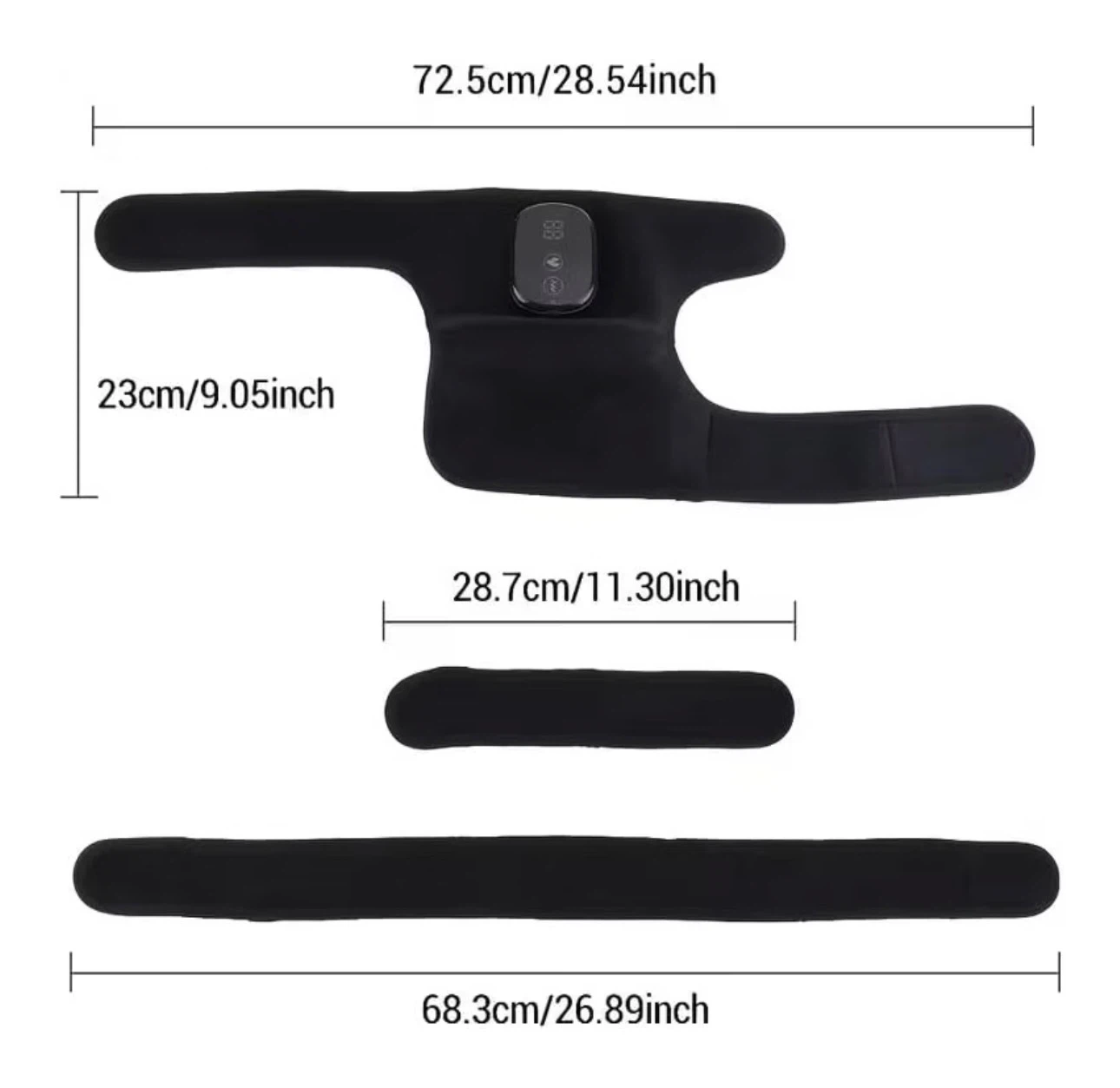 New 3-in-1 Heated Vibration Massage Pad - photo 4
