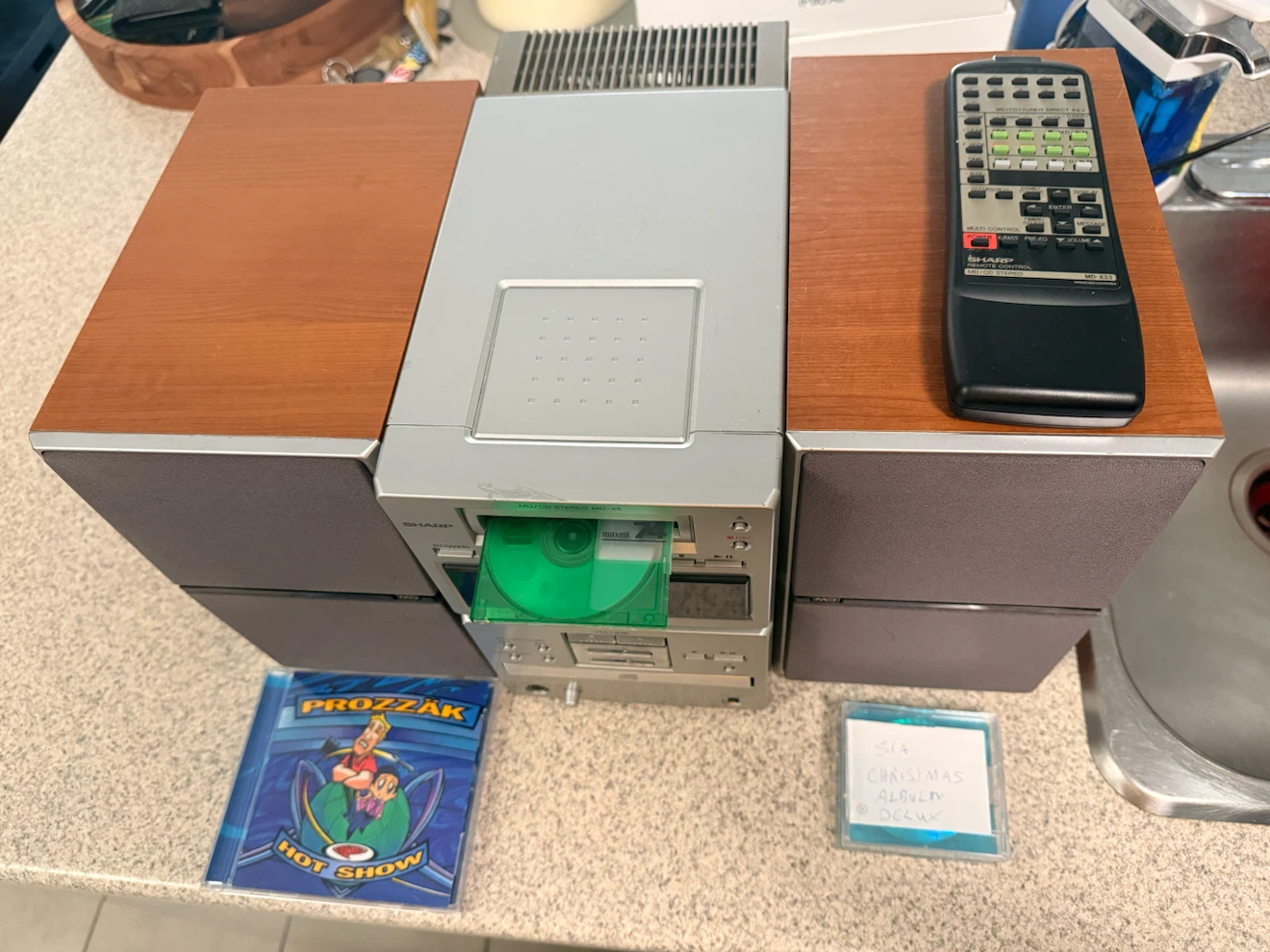 Sharp MD-X5 MiniDisc Stereo System - Complete Vintage System - photo 4