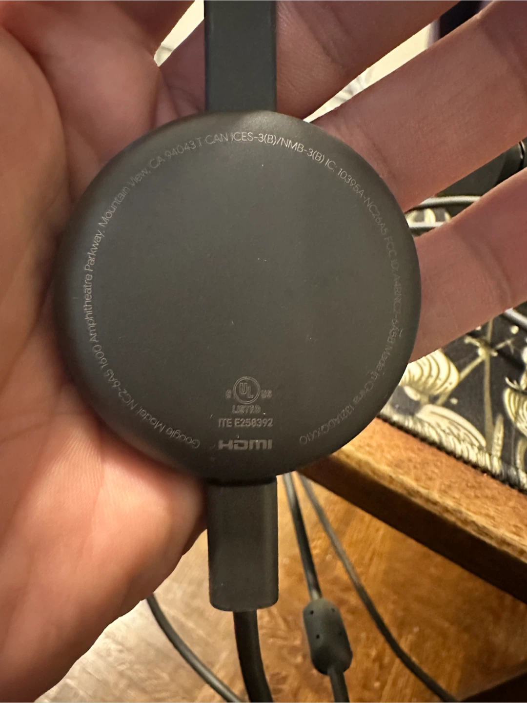 Google Chromecast HDMI NC2-6A5 - photo 3