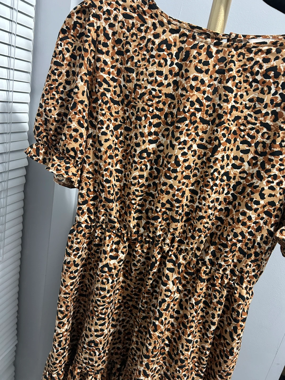 Leopard Print Tiered Dress - photo 2