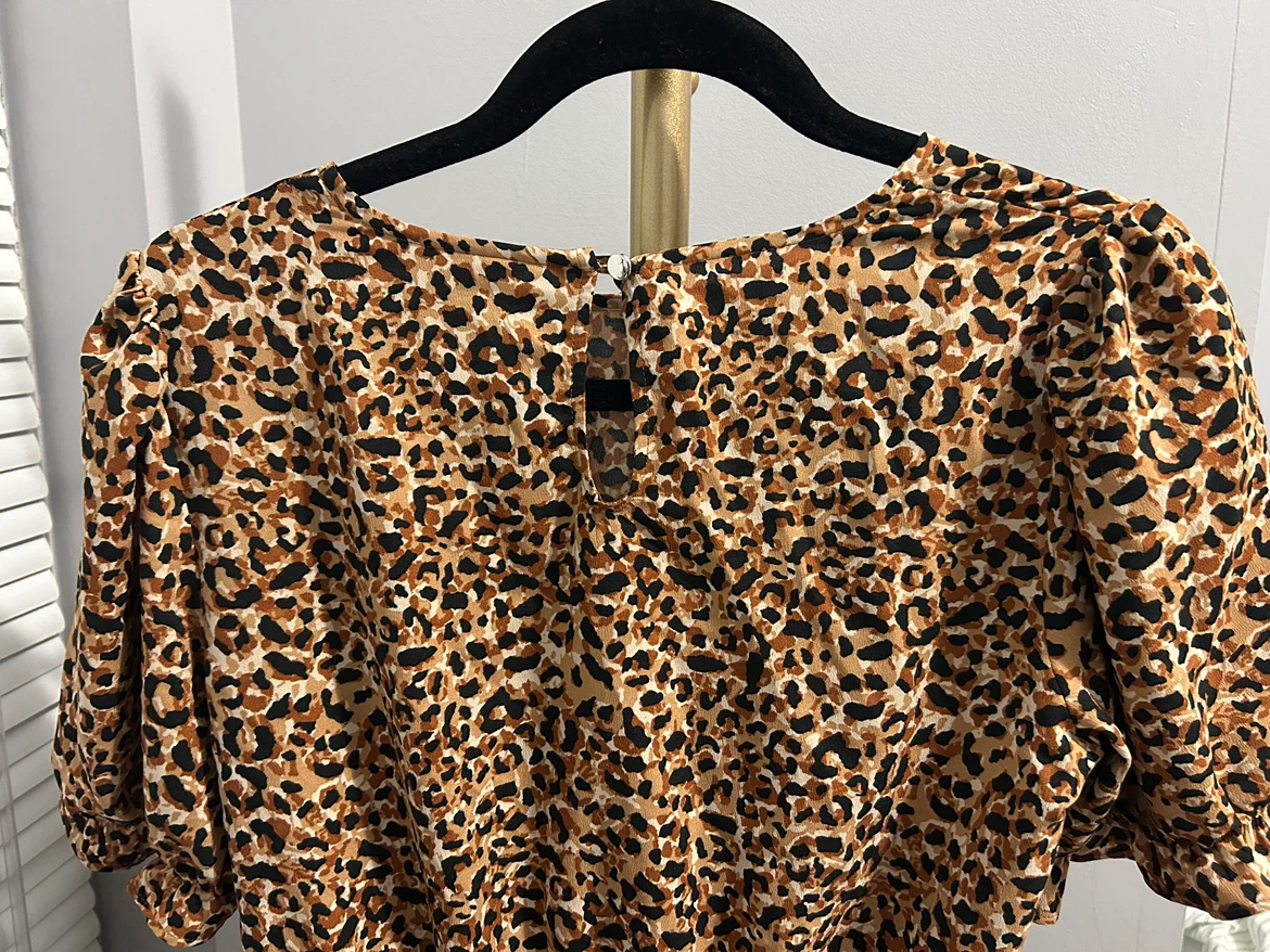 Leopard Print Tiered Dress - photo 3