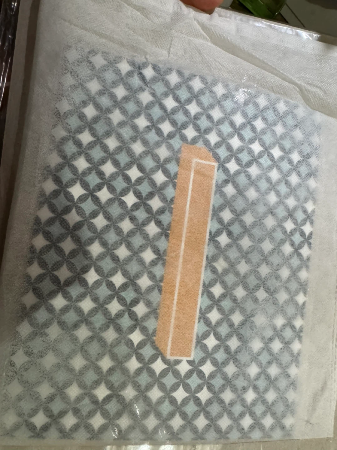 Indigo “Letter I” Alphabet Art，original $20