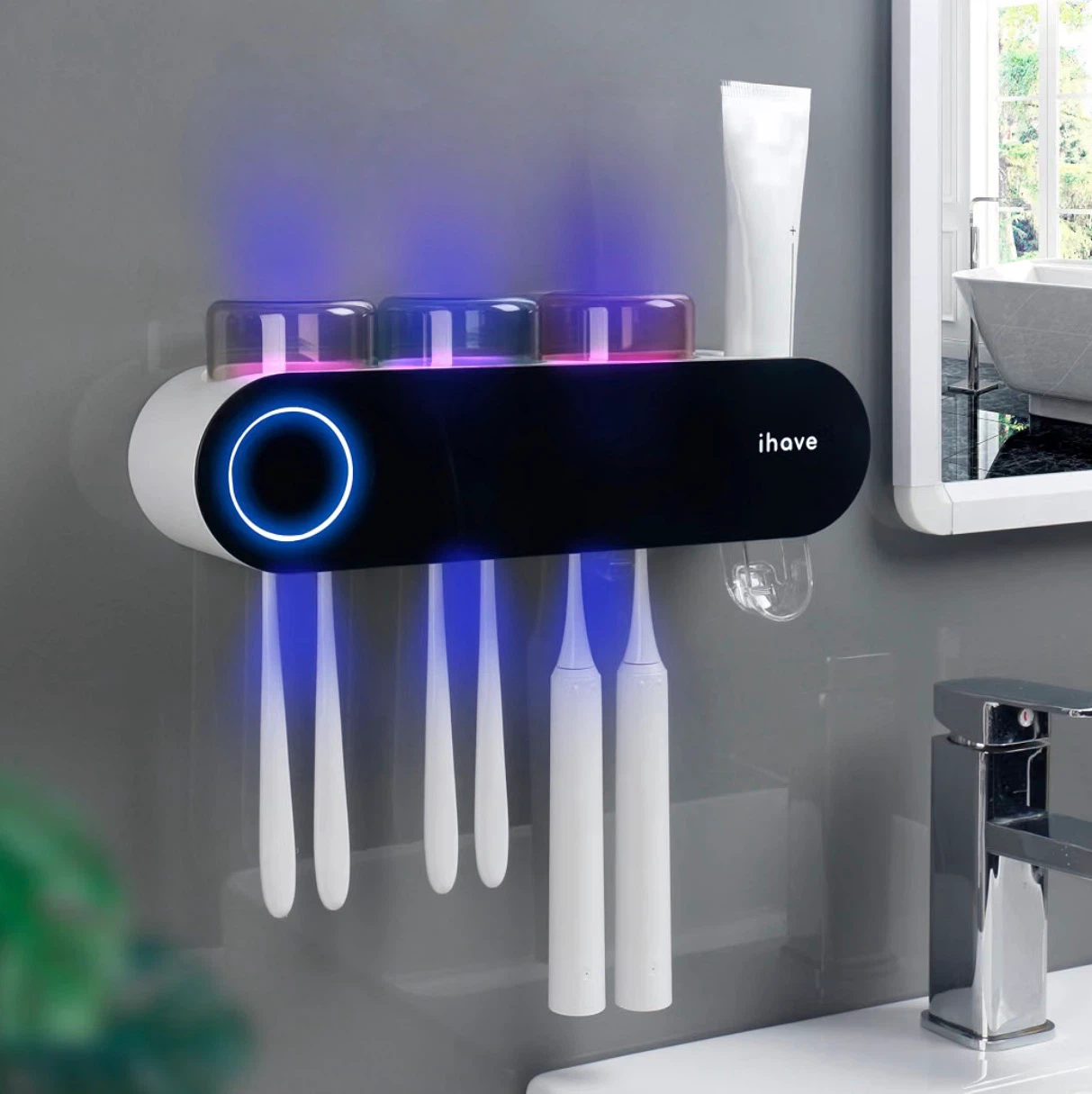 New ihave Smart UV Toothbrush Sanitizer Holder