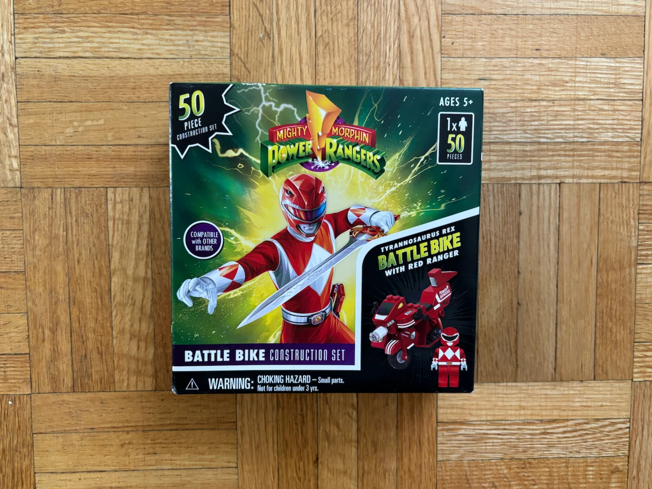 Mighty Morphin Power Rangers Battle Bike Construction Set
