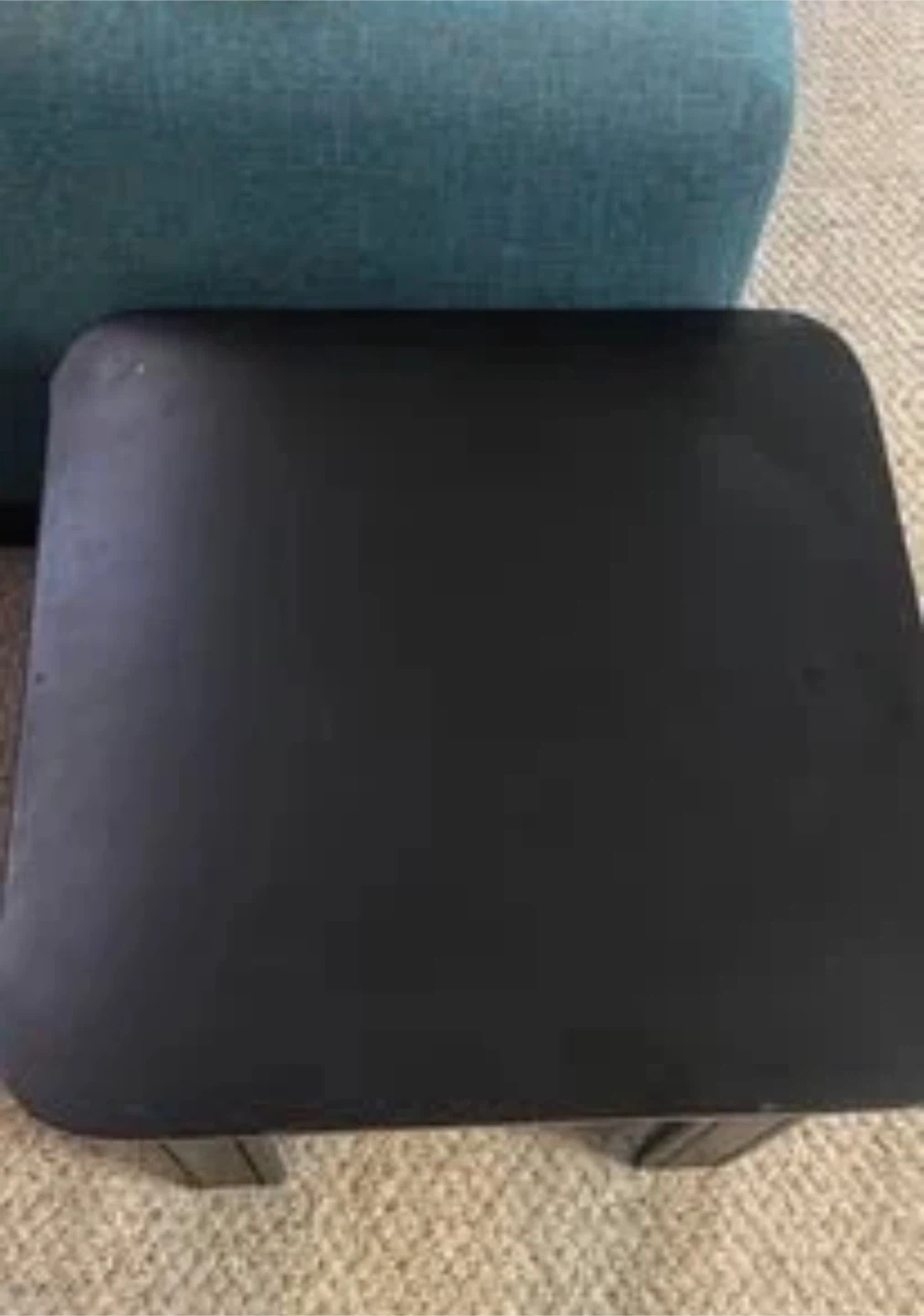 Black square side table X 2 - photo 2