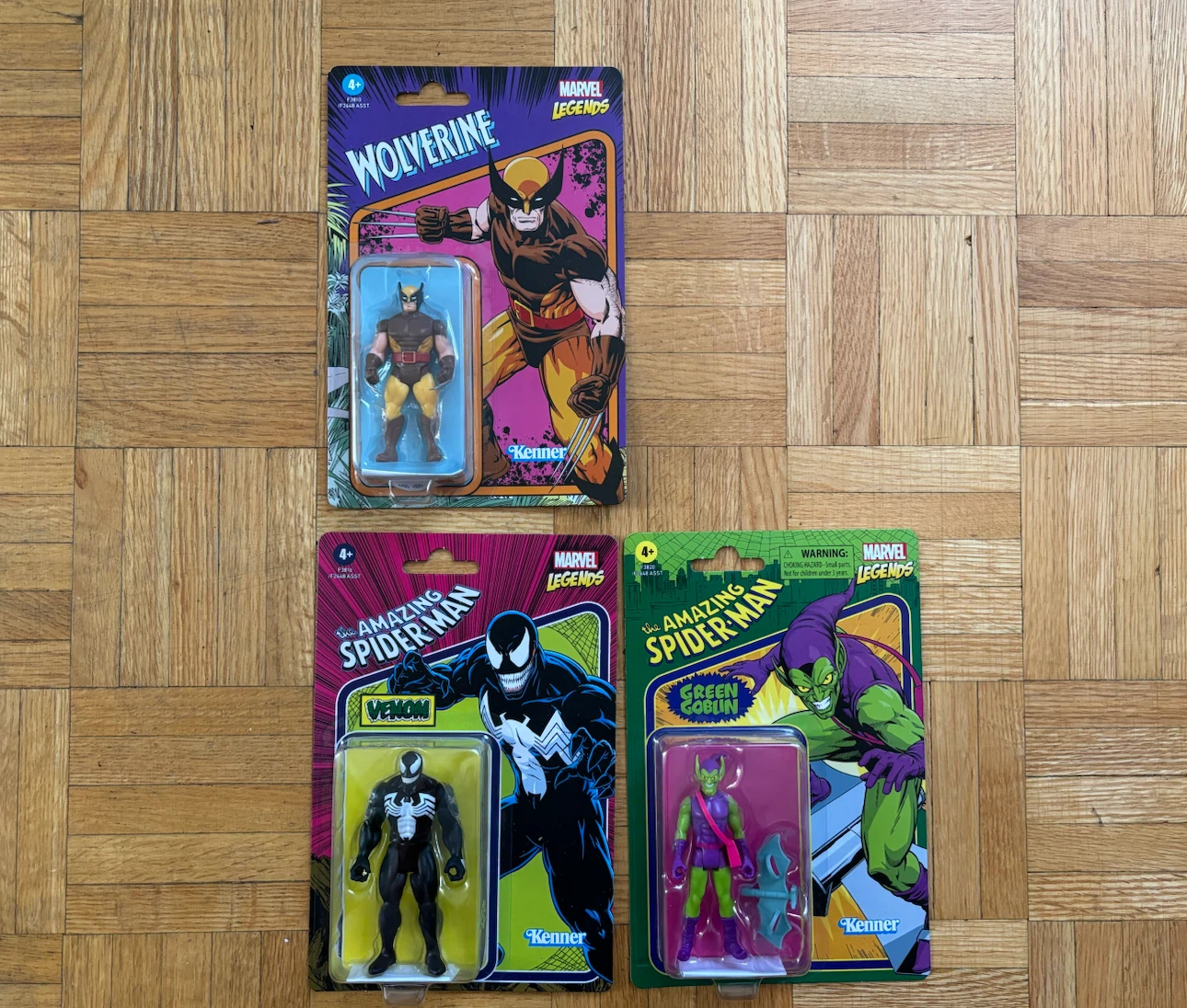 Set of 3 Marvel Legends Kenner Action Figures