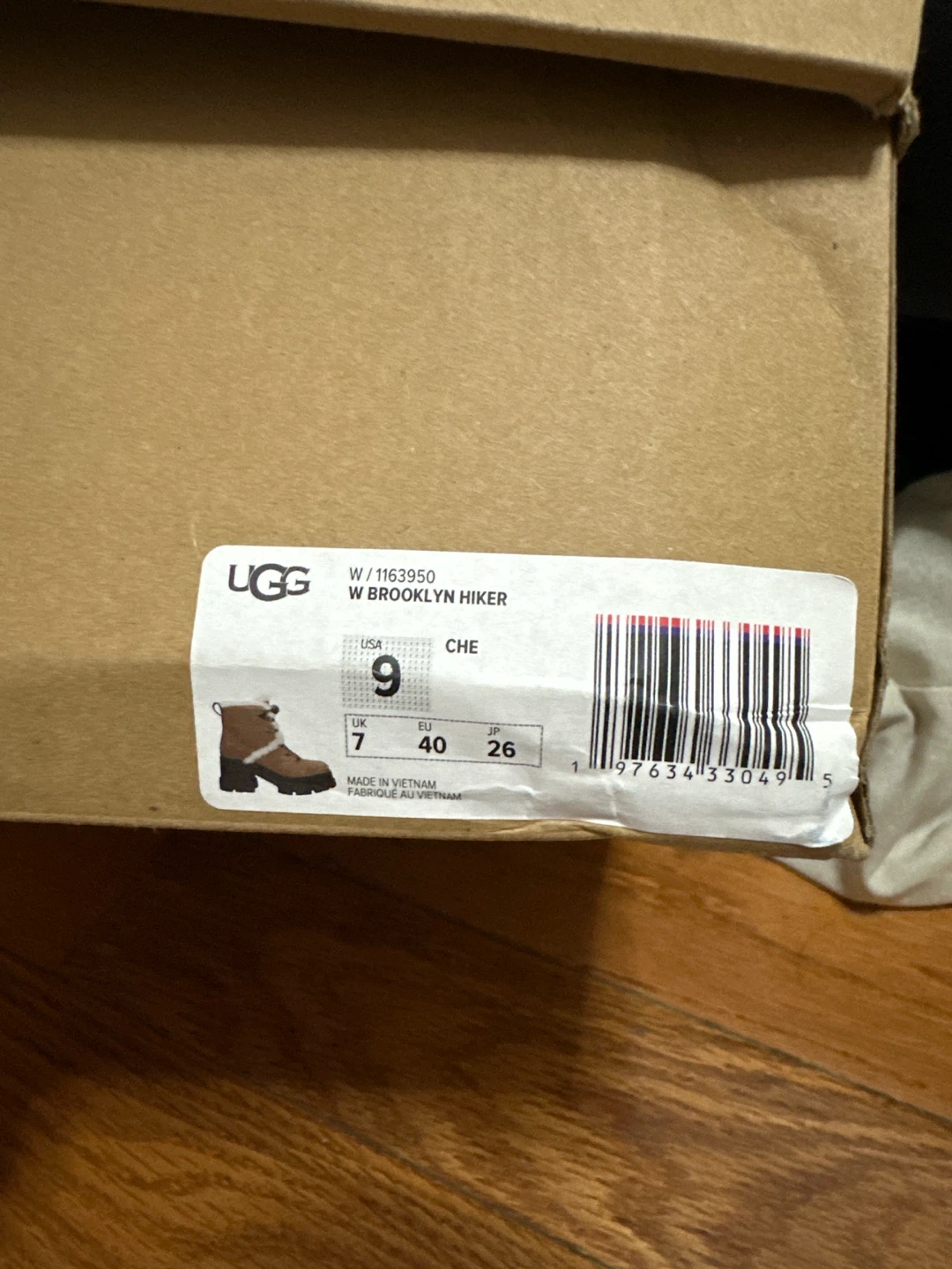 UGG Brooklyn Hiker Boots Chestnut