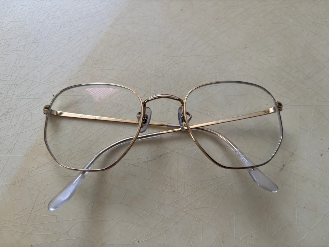 Ray-Ban Gold Tone Glasses